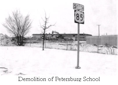 Demolition of Petersburg School